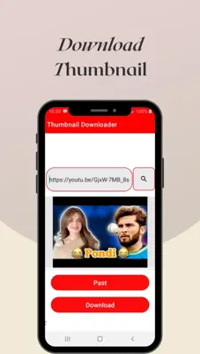 Thumbnail Downloader android App screenshot 1